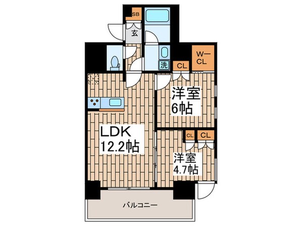 ルフォンプログレ大森山王の物件間取画像